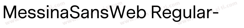 MessinaSansWeb Regular字体转换